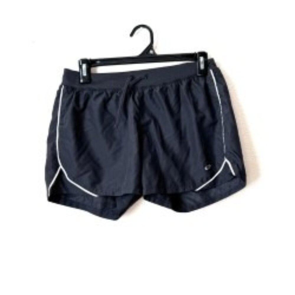Champion Black Running Shorts | Built-In Brief | Size Small
